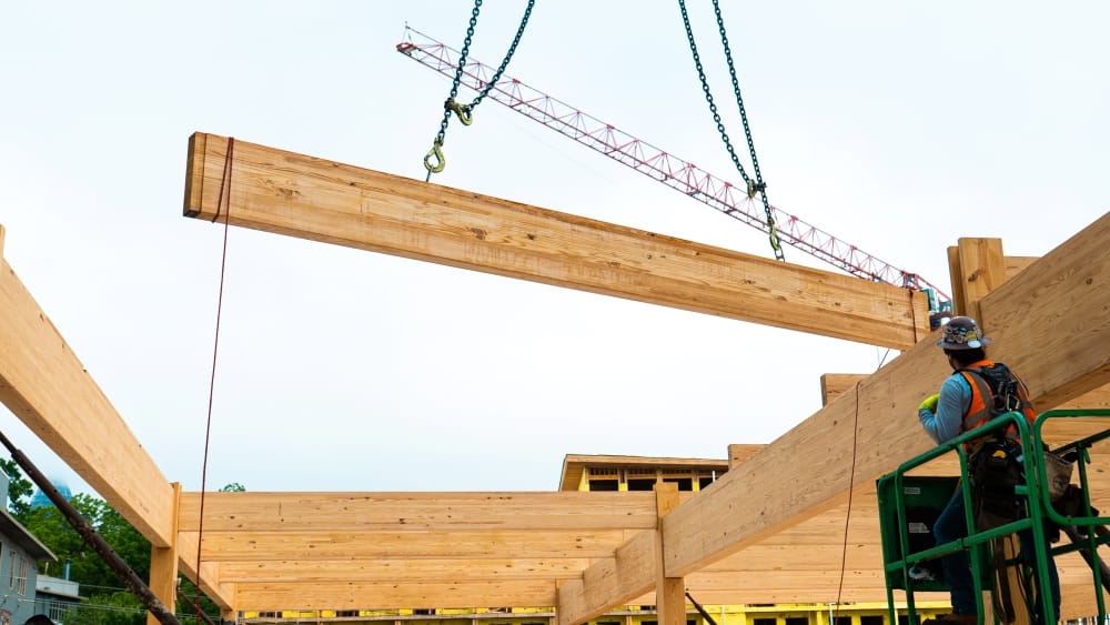 Kết cấu gỗ kỹ thuật quy mô lớn của công trình Mass Timber